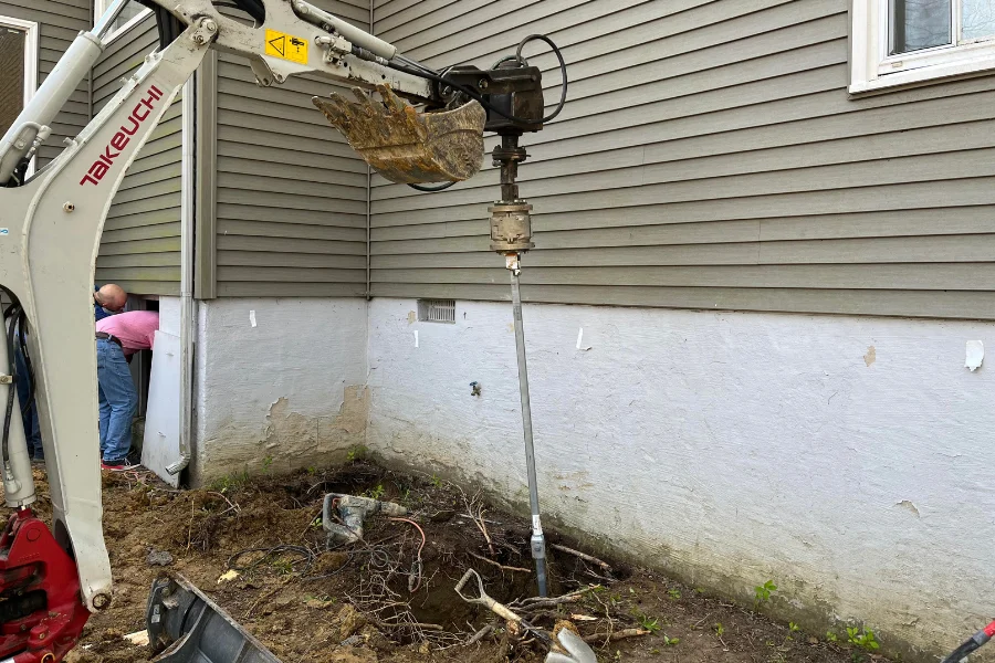 Helical Pier Installation in Albany, GA